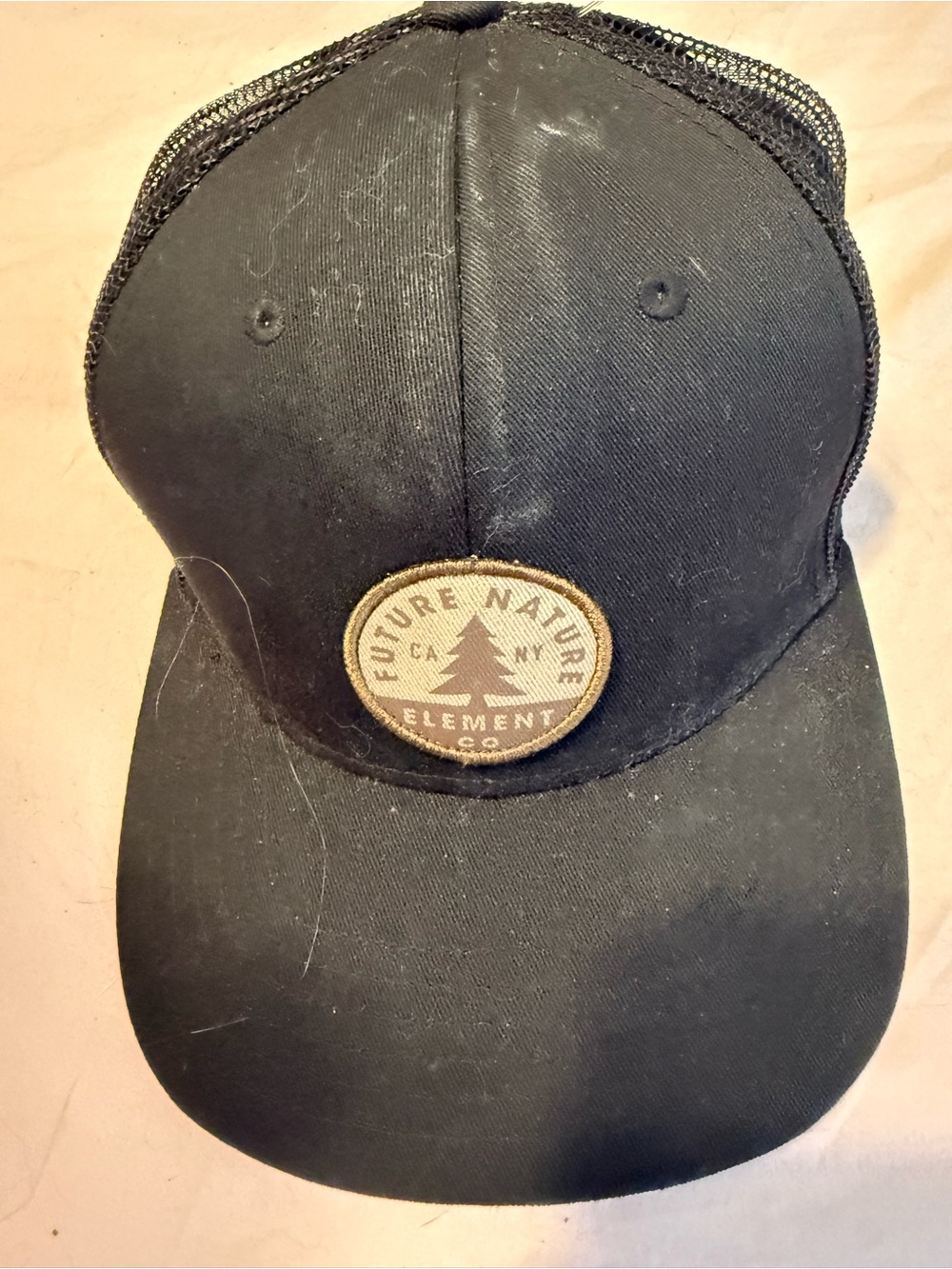 Element Black Trucker Hat with Nature Patch